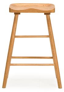 Loxwood Counter Height Bar Stool, Solid Oak Brown