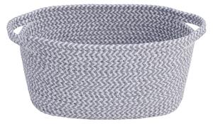 Light Grey Rope Basket Grey