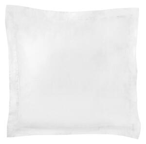 Dorma 500 Thread Count 100% Cotton Satin Plain Continental Square Pillowcase White