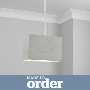 Made To Order Rectangle Shade Silver