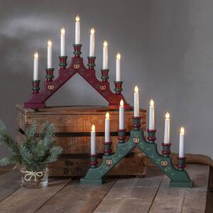Seven-light red candle arch Sara Tradition