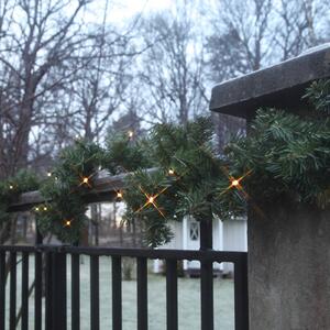 Battery-operated LED garland Canadian, 250 cm