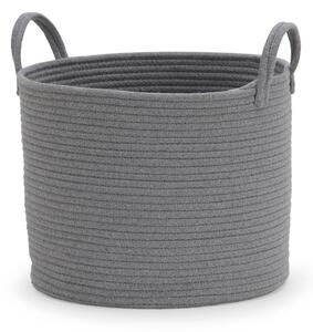 Cotton Rope Grey Storage Basket Grey