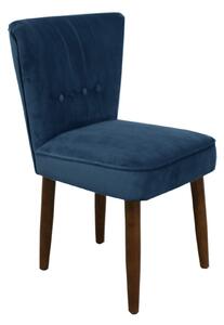 Isla Dining Chair, Velvet Midnight Blue Isla