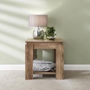 Canyon Oak Lamp Table Brown