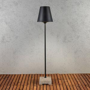 Lucca terrace light with ground spike, black