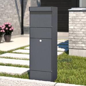 Juliana Stand letterbox Parcel anthracite