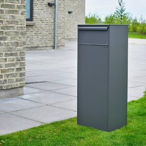 Allux 800AN-B free-standing letterbox, anthracite