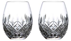 Set of 2 Royal Doulton Highclere Rum Glasses Clear