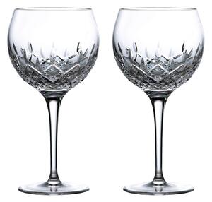 Set of 2 Royal Doulton Highclere Gin Balloon Glasses Clear