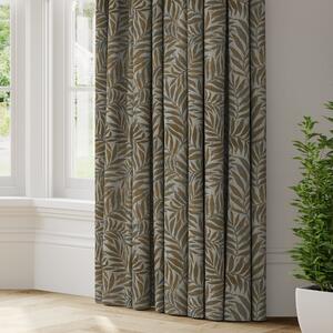 Ella Made to Measure Curtains Yellow/Grey