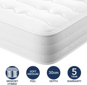 Silentnight Soft Medium 2000 Pocket Memory Mattress White