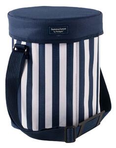 Coast Navy Insulated 15 Litre Seat Cooler Blue and White