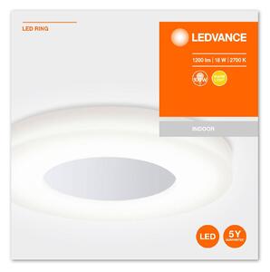 LEDVANCE Ring LED ceiling light, white, 28 cm