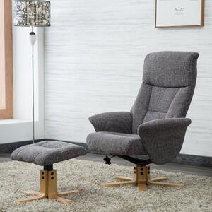 Whitham Swivel Recliner Chair - Grey Grey
