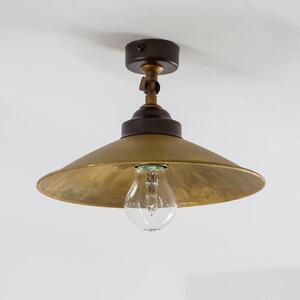 Ceiling lamp RUA made of oxidized brass