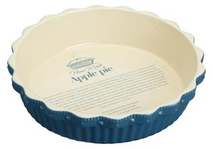 Round Pie Dish Blue