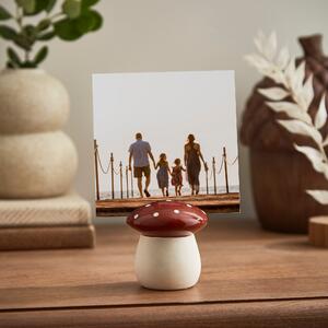 Toadstool Photo Holder Red