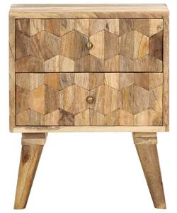 Bedside Cabinet 40x30x50 cm Solid Mango Wood