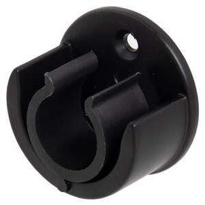 Set of 2 Metal Recess Brackets Matt Black