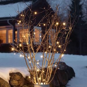 Konstsmide Christmas 20-bulb LED string lights Martin, twilight sensor