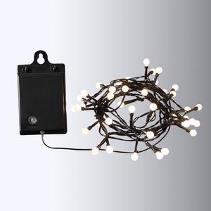 40-bulb LED outdoor string lights ww battery