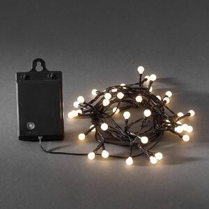 40-bulb LED outdoor string lights ww battery