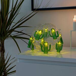 Cacti LED string lights, battery-powered