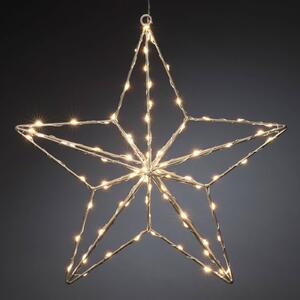 Silver Star LED decorative light 37 x 36 cm