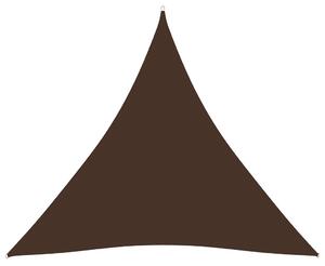 Sunshade Sail Oxford Fabric Triangular 3x3x3 m Brown