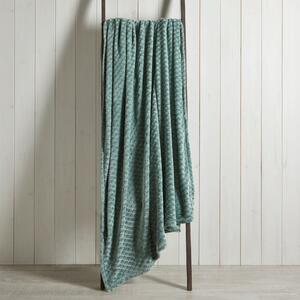 Willow Recycled 130cm x 180cm Throw Green