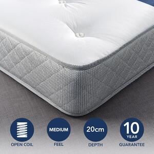 Fogarty Just Right Open Coil Mattress White