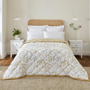 Dorma Daylesford Yellow 100% Cotton Bedspread Yellow