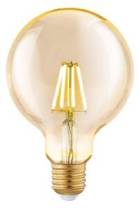 LED globe bulb E27 G95 4 W filament, amber