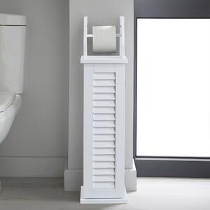 Tuscany White Toilet Roll Holder White