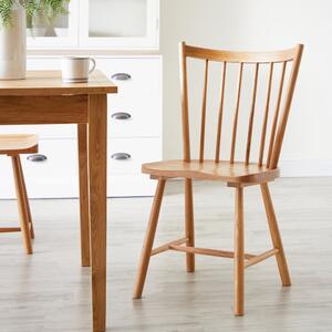 Loxwood Dining Chair, Solid Oak Oak