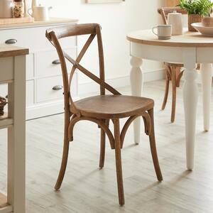 Emmie Dining Chair, Solid Oak Brown