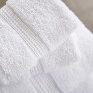 Set of 2 Plush Cotton Bath Sheets White