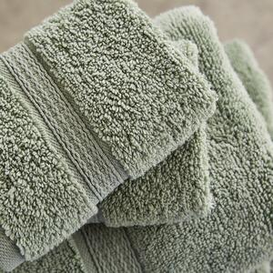 Set of 2 Plush Cotton Bath Sheets Sage (Green)