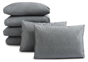 Elements Slatted Wood Cushion Covers Grey