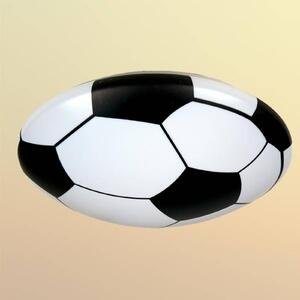 Football ceiling light, plastic