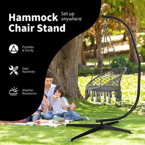 Costway Solid Steel C Hammock Frame Stand Construction