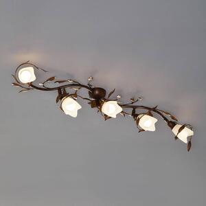 Kögl Campana ceiling light, five-bulb, curved