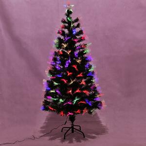 Costway 5ft Fibre Optic Christmas Tree with Top Star