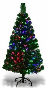 Costway Fibre Optic Christmas Tree - in Various Sizes-4FT