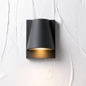 Conical Outdoor Wall Light Grey