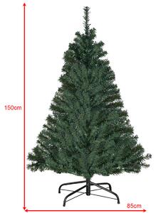 Costway 5ft Artificial Christmas Tree with Multiple Pattern LED Lights