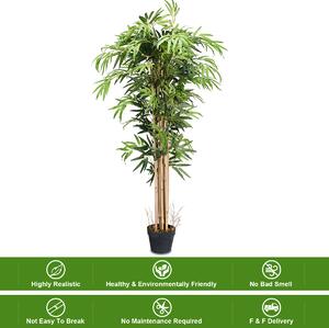Costway Realistic Artificial 150cm Bamboo Tree for the Home and Office