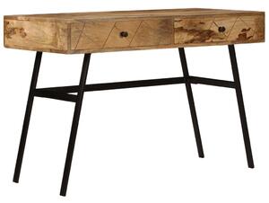 Writing Desk with Drawers Solid Mango Wood 110x50x76 cm