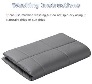 Costway Premium Weighted Blanket Sensory Sleep Reduce Anxiety Cotton 3kg